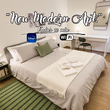 New Modern Apt - Treni 10Min - Hiper Wifi - Ac جنوة المظهر الخارجي الصورة